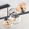 Gastor Deckenleuchte Glas 15 cm Bernsteinfarben, Klar, Rauchfarben, 10-flammig