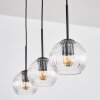 Koyoto Hängeleuchte Glas 15 cm Klar, 3-flammig