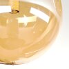Chehalis Deckenleuchte Glas 12 cm, 15 cm Bernsteinfarben, 3-flammig