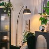 Baloca Bogenlampe 21,5 cm Schwarz, 1-flammig