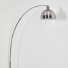 Baloca Stehleuchte 21,5 cm Nickel-Matt, Schwarz, 1-flammig