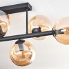 Gastor Deckenleuchte Glas 15 cm Bernsteinfarben, 6-flammig