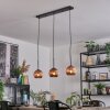 Ripoll Hängeleuchte Glas 15 cm Kupferfarben, 3-flammig