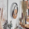 Rapoila Wandleuchte LED Holzoptik, Schwarz, 1-flammig