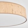 Foggia Deckenleuchte 60 cm Nickel-Matt, 3-flammig