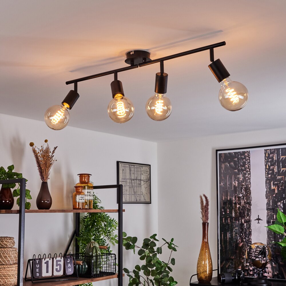 Cacoq Deckenleuchte Schwarz, 4-flammig main product photo