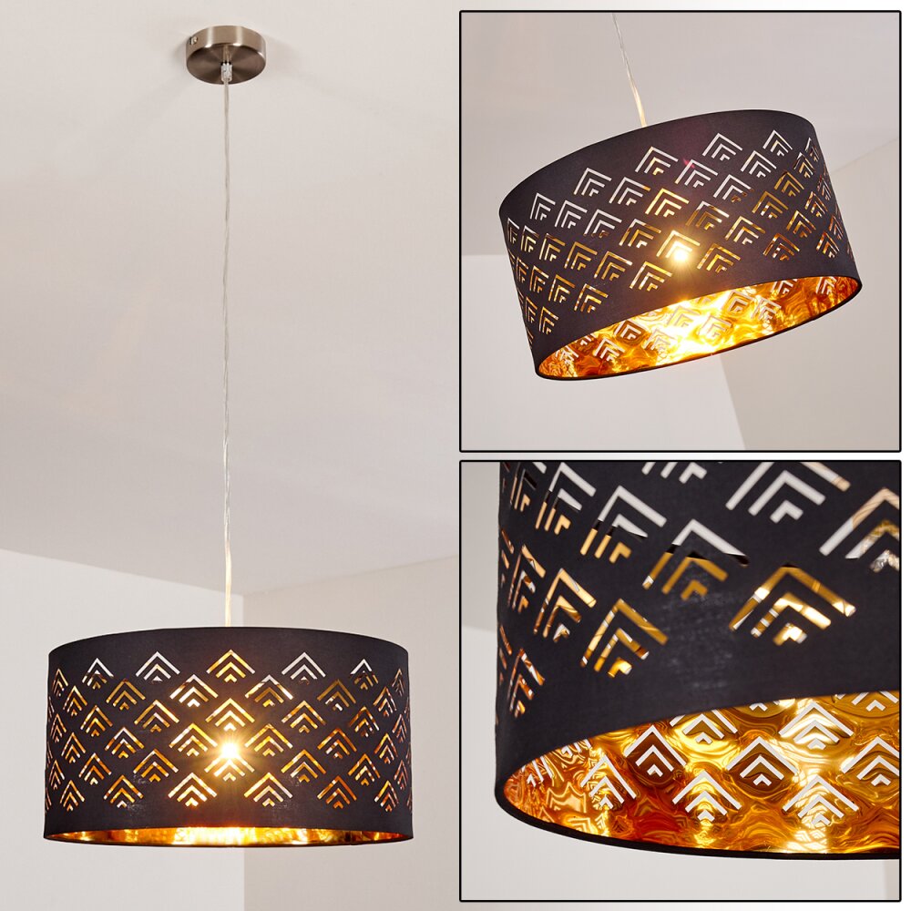 Samares Hängeleuchte Nickel-Matt, 1-flammig main product photo