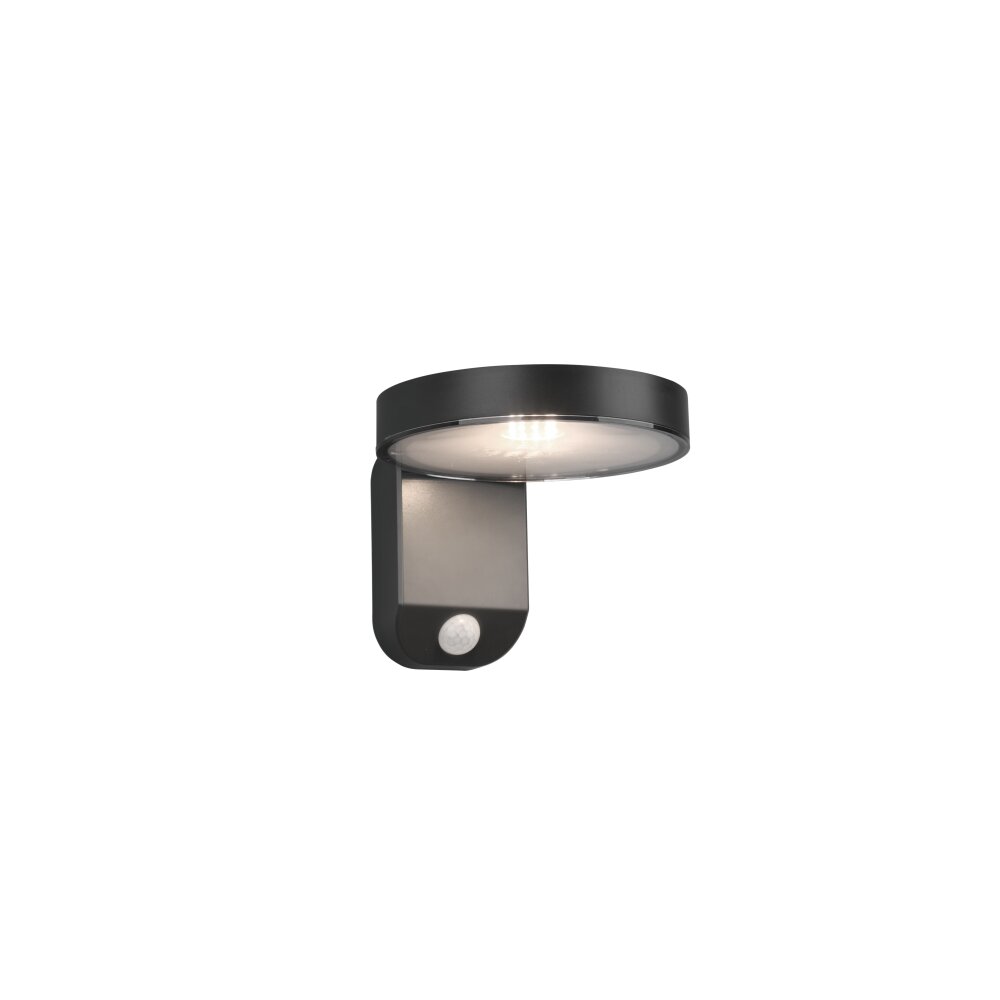Reality Posadas Solar-Außenwandleuchte LED Anthrazit, 1-flammig, Bewegungsmelder main product photo