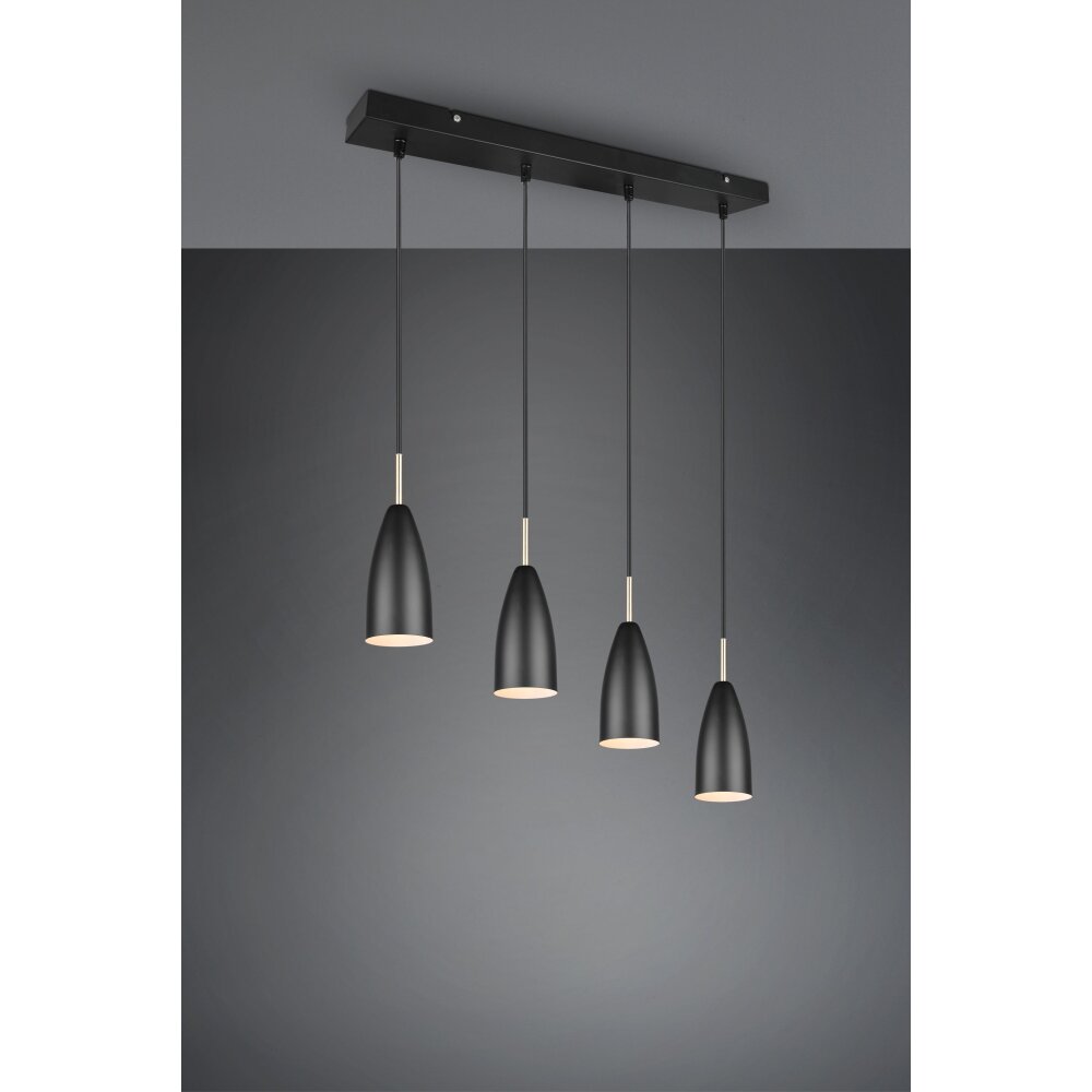 Reality Farin Pendelleuchte Schwarz, 4-flammig main product photo