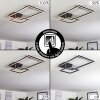 Doyon Deckenleuchte LED Schwarz, 1-flammig