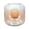 Glaslampenschirm Lauden Ersatzglas 20 cm Bernsteinfarben, Klar