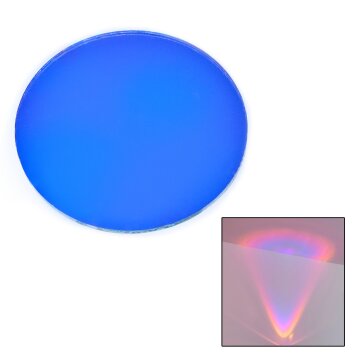 Farbfilter Harare Ersatzglas 6,6 cm Blau