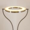Donna Deckenfluter LED Nickel-Matt, 1-flammig