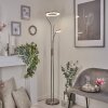 Donna Stehleuchte LED Nickel-Matt, 2-flammig