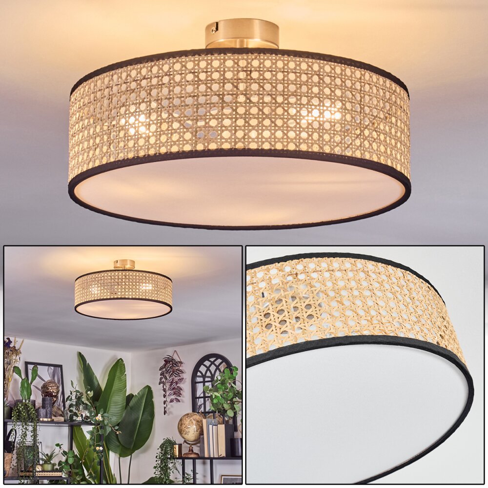 Foggia Deckenleuchte 40 cm Nickel-Matt, 3-flammig main product photo
