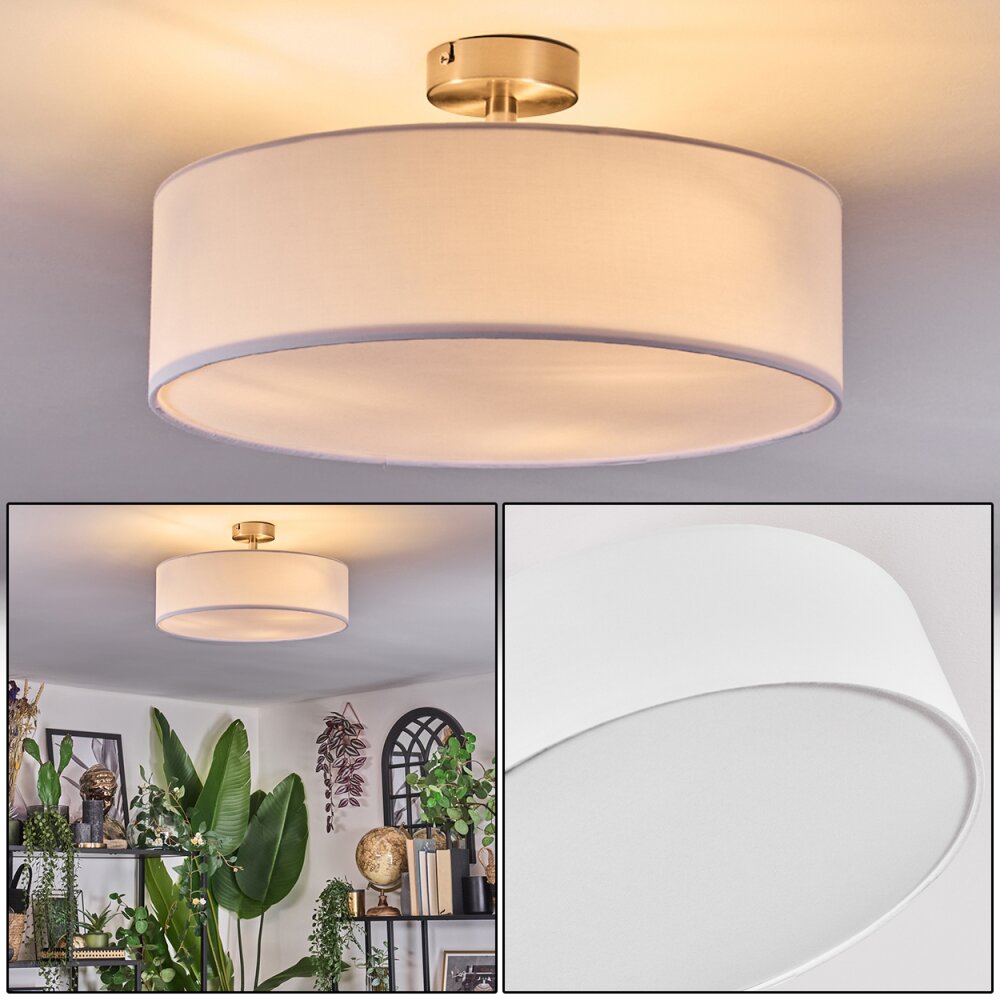 Foggia Deckenleuchte 40 cm Nickel-Matt, 3-flammig main product photo