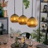 Koyoto Hängeleuchte Glas 20 cm Gold, 3-flammig