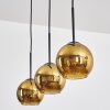 Koyoto Hängeleuchte Glas 15 cm Gold, 3-flammig