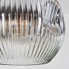 Ripoll Hängeleuchte Glas 20 cm, 25 cm, 30 cm Bernsteinfarben, Klar, Rauchfarben, 3-flammig