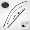 Baloca Bogenleuchte 27 cm Schwarz, 1-flammig
