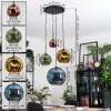 Ripoll Hängeleuchte Glas 15 cm, 20 cm, 25 cm, 30 cm Blau, Gold, Grün, Kupferfarben, 4-flammig