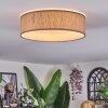 Antillo Deckenleuchte 40 cm Braun, Naturfarben, Weiß, 3-flammig