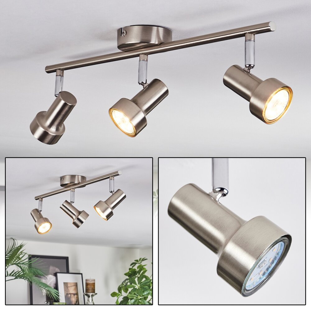 Edain Deckenleuchte LED Chrom, Nickel-Matt, 3-flammig main product photo