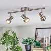 Edain Deckenleuchte LED Chrom, Nickel-Matt, 3-flammig