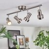 Edain Deckenleuchte LED Chrom, Nickel-Matt, 4-flammig