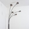 Nikkala Stehleuchte Schwarz, 5-flammig