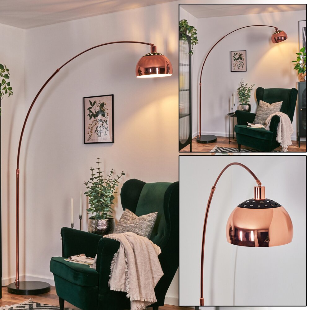Baloca Stehleuchte 27 cm Kupferfarben, Schwarz, 1-flammig main product photo