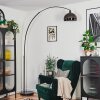 Baloca Stehleuchte 30 cm Chrom, Schwarz, 1-flammig