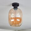 Apedo Deckenleuchte Glas 20 cm Bernsteinfarben, 1-flammig