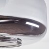 Boza Deckenleuchte Glas 28 cm Rauchfarben, 1-flammig