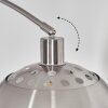 Baloca Stehleuchte 27 cm Nickel-Matt, Schwarz, 1-flammig