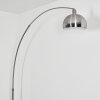 Baloca Stehleuchte 27 cm Nickel-Matt, Schwarz, 1-flammig