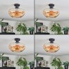 Mertola Deckenleuchte Glas 30 cm Bernsteinfarben, 1-flammig