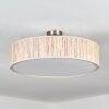Foggia Deckenleuchte 50 cm Nickel-Matt, 3-flammig