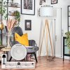 Soungou Stehleuchte Chrom, Naturfarben, 1-flammig