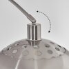 Baloca Bogenlampe 30 cm Nickel-Matt, Schwarz, 1-flammig