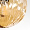 Chehalis Deckenleuchte Glas 10 cm, 12 cm Bernsteinfarben, 3-flammig