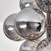 Chehalis Deckenleuchte LED Rauchfarben, 13-flammig