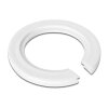 Stoff-Lampenschirm Bassagoda Lampenschirm 12 cm Naturfarben, Weiß
