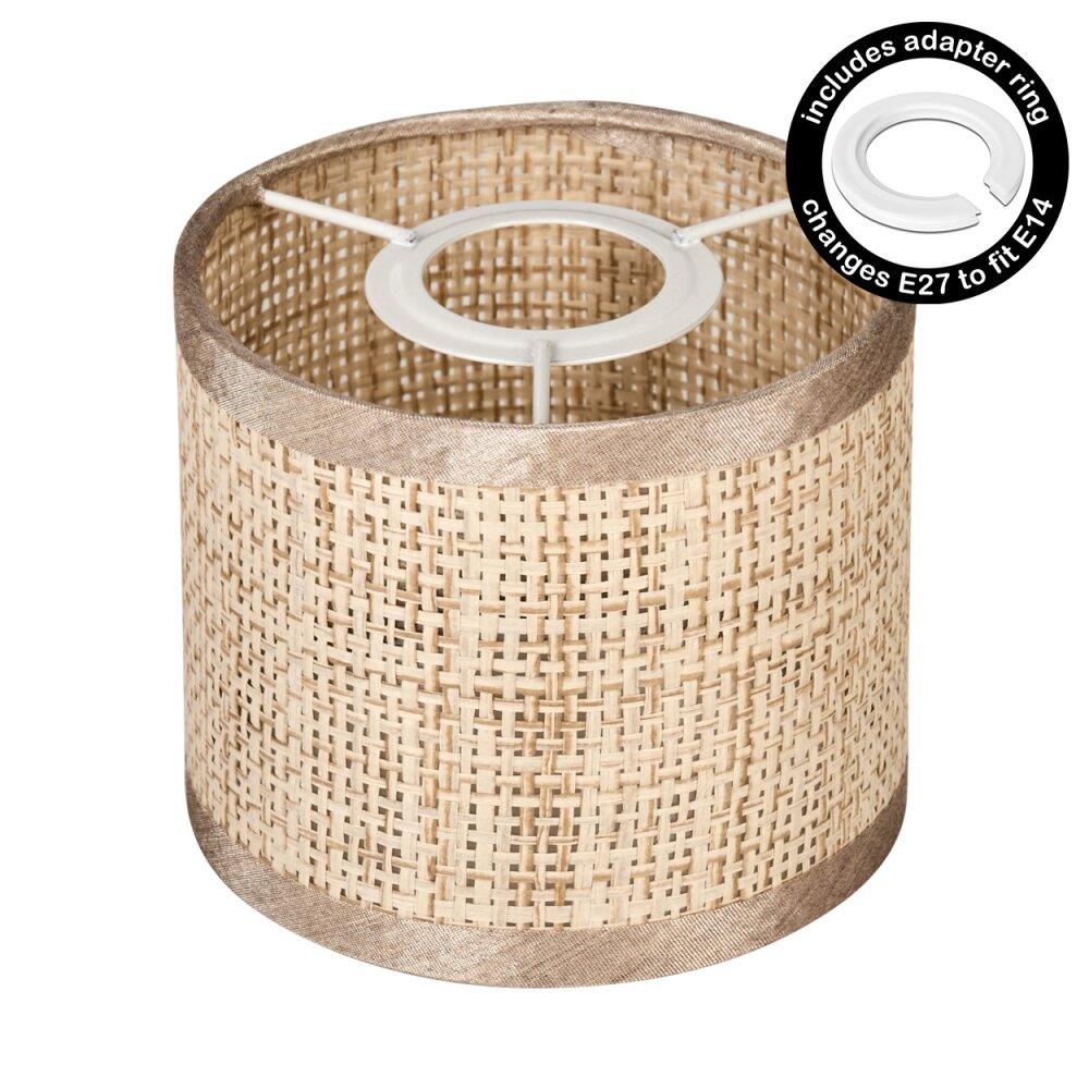 Sabadim Lampenschirm 12 cm beige main product photo