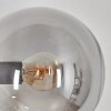 Gastor Wandleuchte Glas 15 cm Gold, Schwarz, 3-flammig