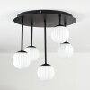 Chehalis Deckenleuchte Glas 10 cm Weiß, 5-flammig