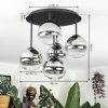 Chehalis Deckenleuchte Glas 15 cm Klar, Rauchfarben, 5-flammig