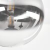 Chehalis Deckenleuchte Glas 15 cm Klar, Rauchfarben, 5-flammig
