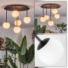 Chehalis Deckenleuchte Glas 10 cm Weiß, 5-flammig