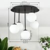 Chehalis Deckenleuchte Glas 12 cm Weiß, 5-flammig